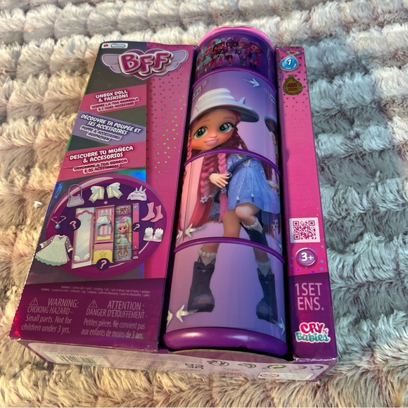 Cry Babies BFF Katie Fashion Doll with 9+ Surprises Including Outfit - Picture 1 of 5